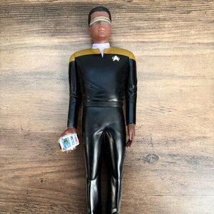 VINTAGE 1994 Lt. Lieutenant Commander Geordi LaForge STAR TREK FIGURE Applause 9